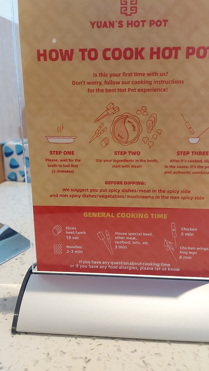 Menu Yuan's Hot Pot-8